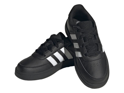 Tenis Adidas Breaknet 20 Negro y Blanco para Niño