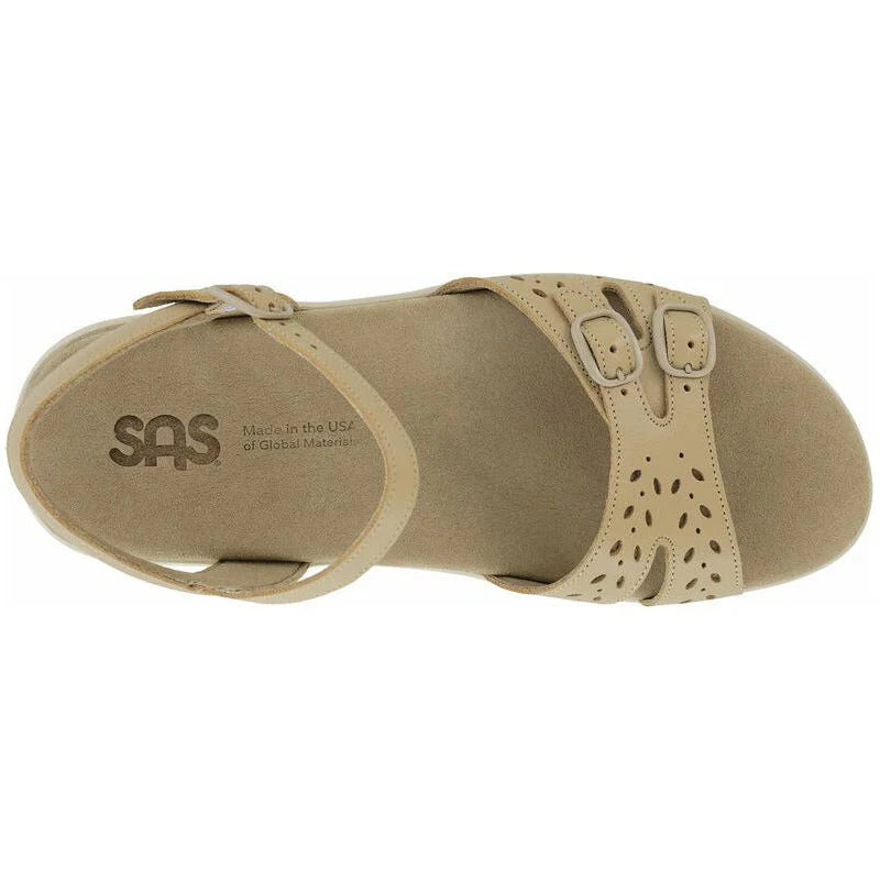 Women's Duo Quarter Strap Sandal in Warm Stone