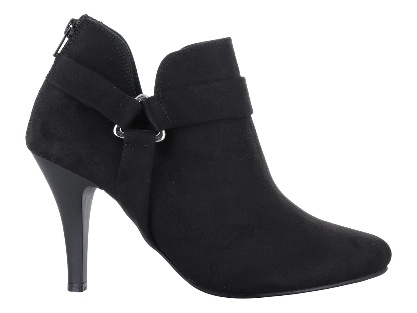 Botines Luna Rosa Negros para Mujer