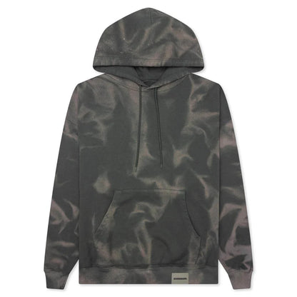 Tie Dye Sweat L S Parka Olive Drab