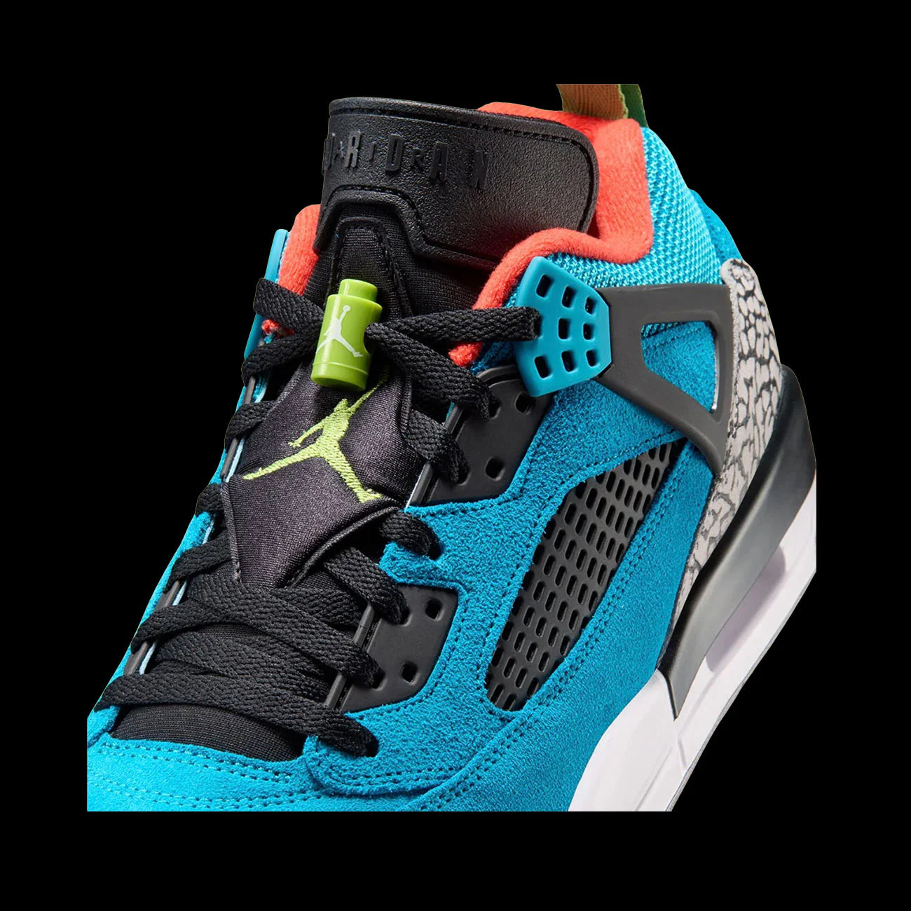 Air Jordan Spizike Low Neo Turq Vivid Green Lt Crimson