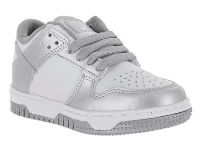 Tenis ATOK Blanco y Plata para Niña