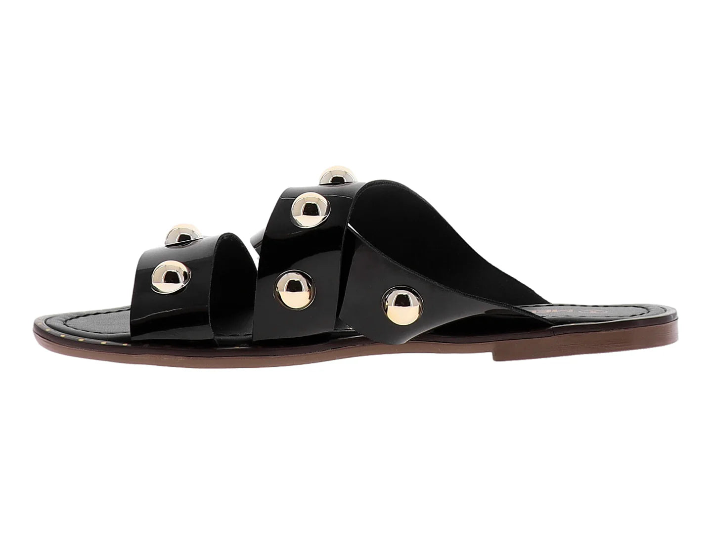 Sandalias MeliAna Charol Negro para Mujer