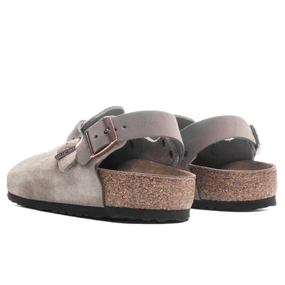 Narrow Tokio Suede Leather Taupe