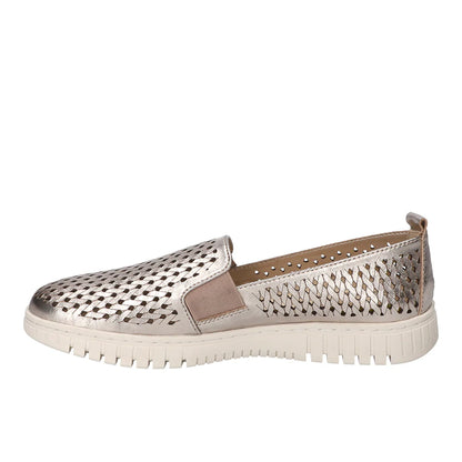 Helm Comfort Metallic Cut-Outs Slip On Sneakers