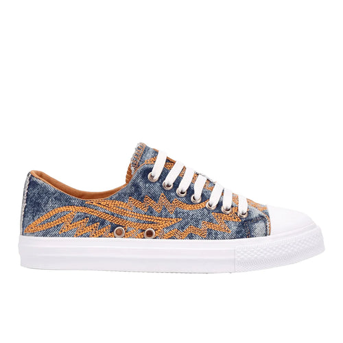 Campus Embroidered Lace Up Sneakers
