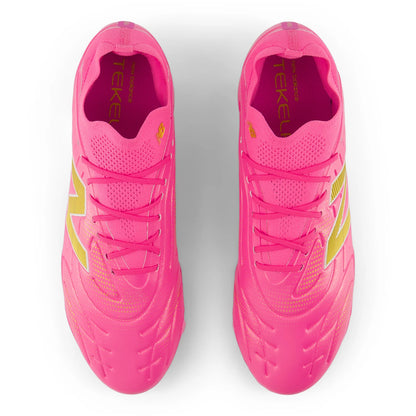 New Balance Tekela Pro Low V5 FG Firm Ground Mens Soccer Cleats Pink Heat