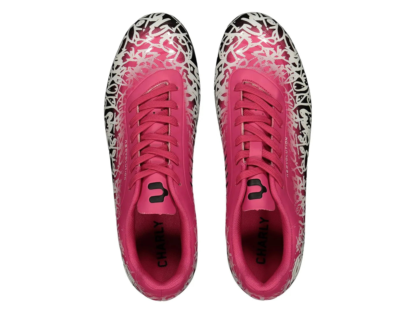 Tenis de Fútbol Charly Rosa y Negro para Hombre
