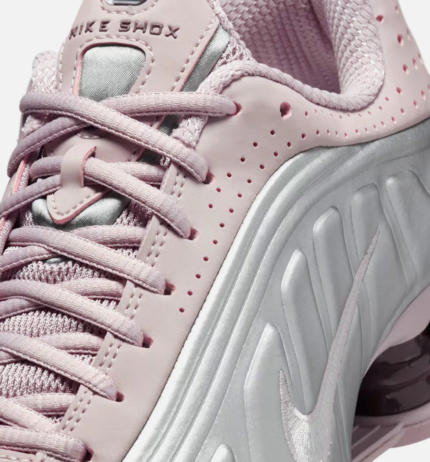 Shox R4 Womens Lifestyle Shoe Particle Rose Tattoo Metallic Silver