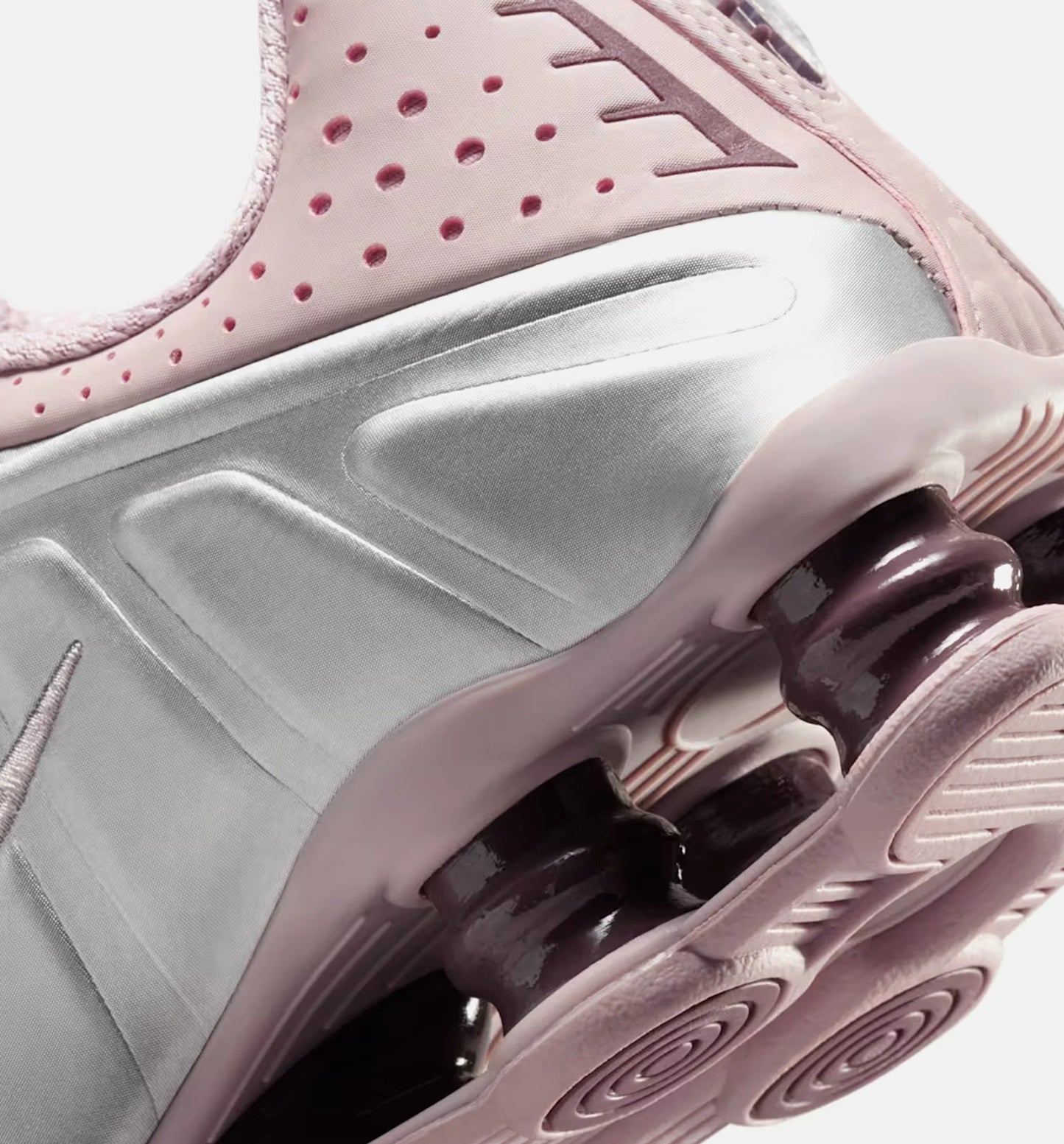 Shox R4 Womens Lifestyle Shoe Particle Rose Tattoo Metallic Silver
