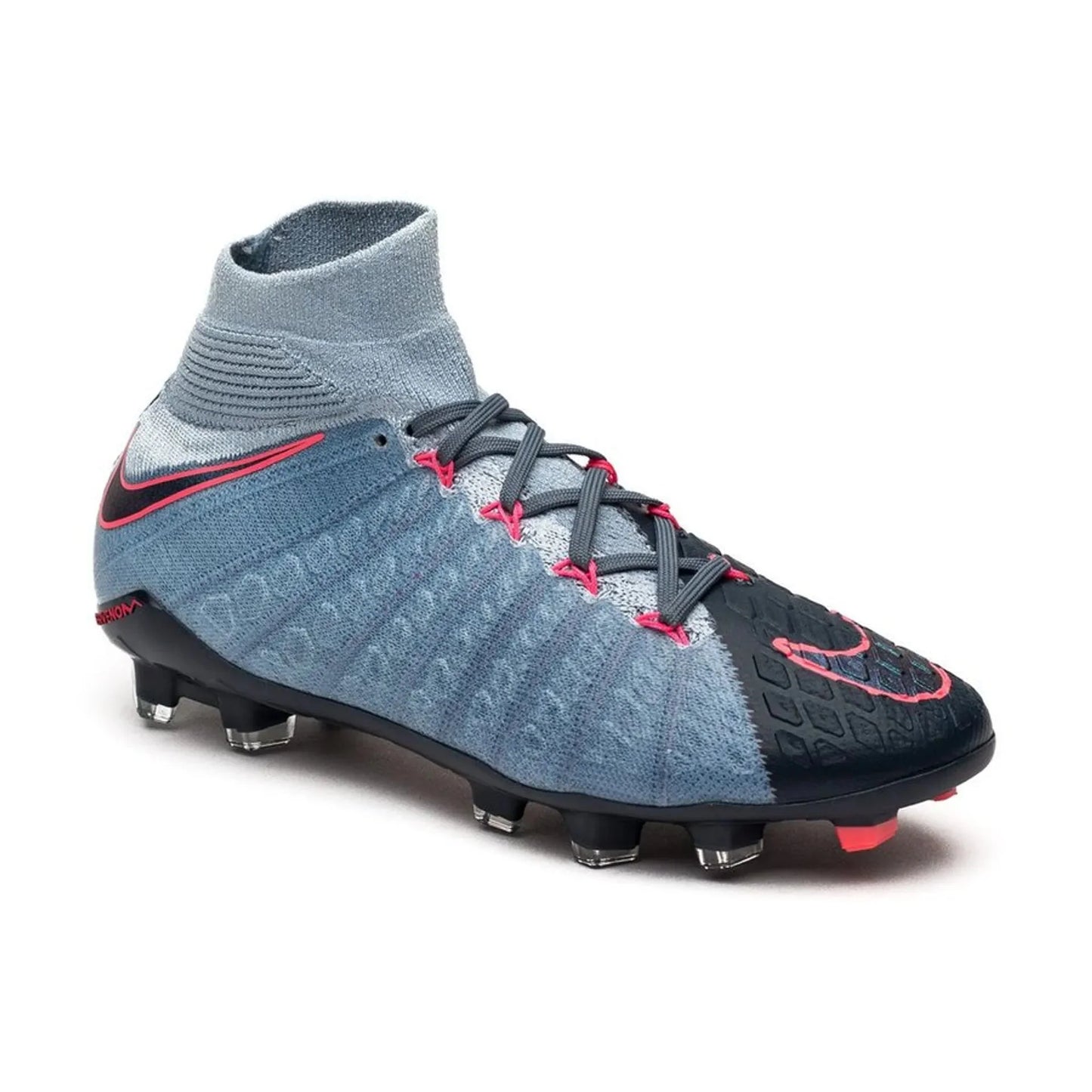 Nike Kids Jr Hypervenom Phantom III Dynamic Fit FG Firm Ground Soccer Cleats Blue