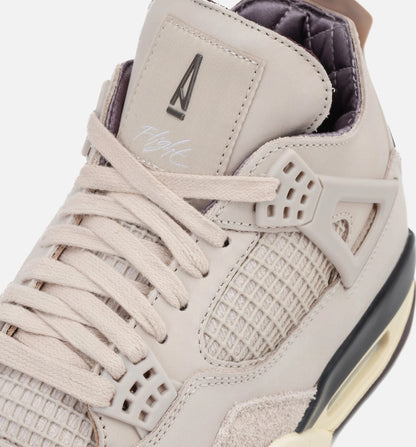 Air Jordan 4 Retro x A Ma Maniere While You Were Sleeping Womens Lifestyle Shoe Fossil Stone Metallic Pewter Burgundy Crush Limit One Per Customer