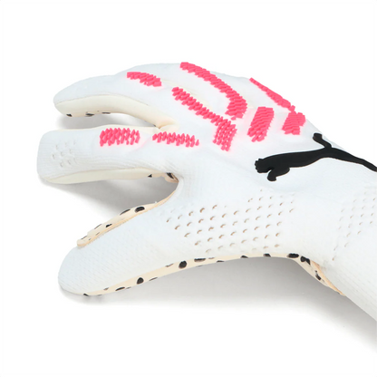 PUMA Future Ultimate Negative Cut Goalkeeper Gloves White Fire Orchid