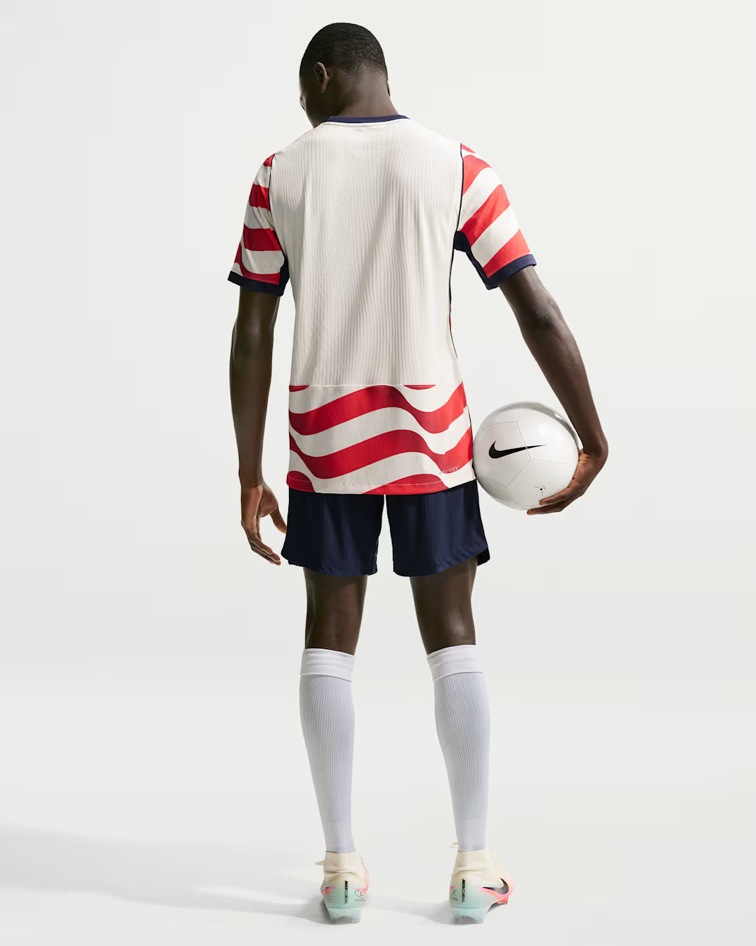 Nike USMNT Match Home Mens Soccer Jersey 2026 White Red Blue NO STARS