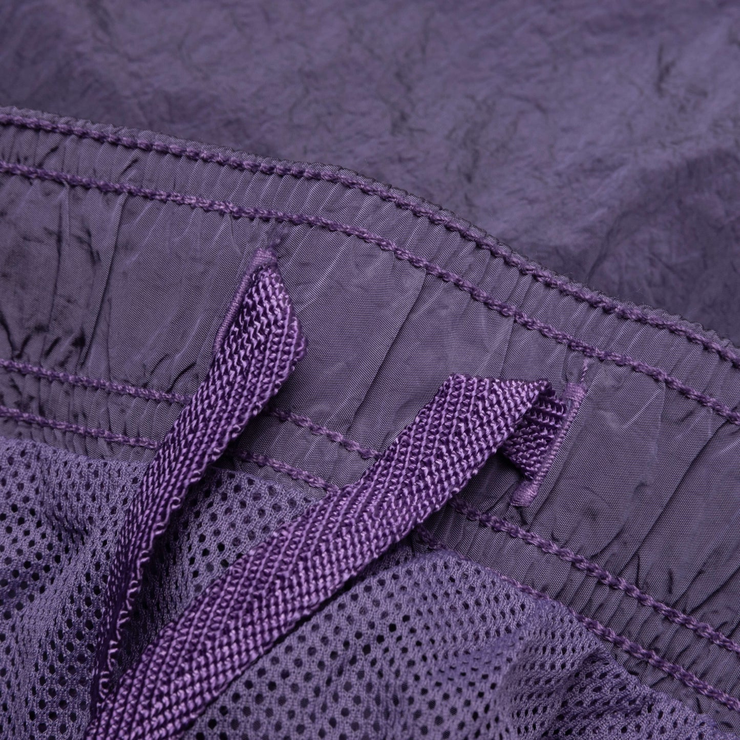 Nylon Metal Regular Fit Shorts Lavender