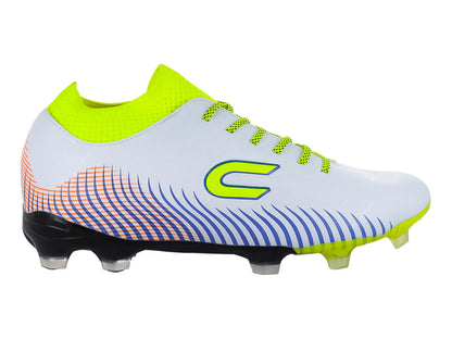 Tenis de Fútbol Court Blanco y Amarillo para Hombre