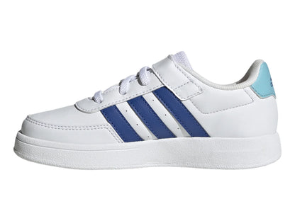 Tenis Adidas Breaknet 20 Blanco y Azul para Niña