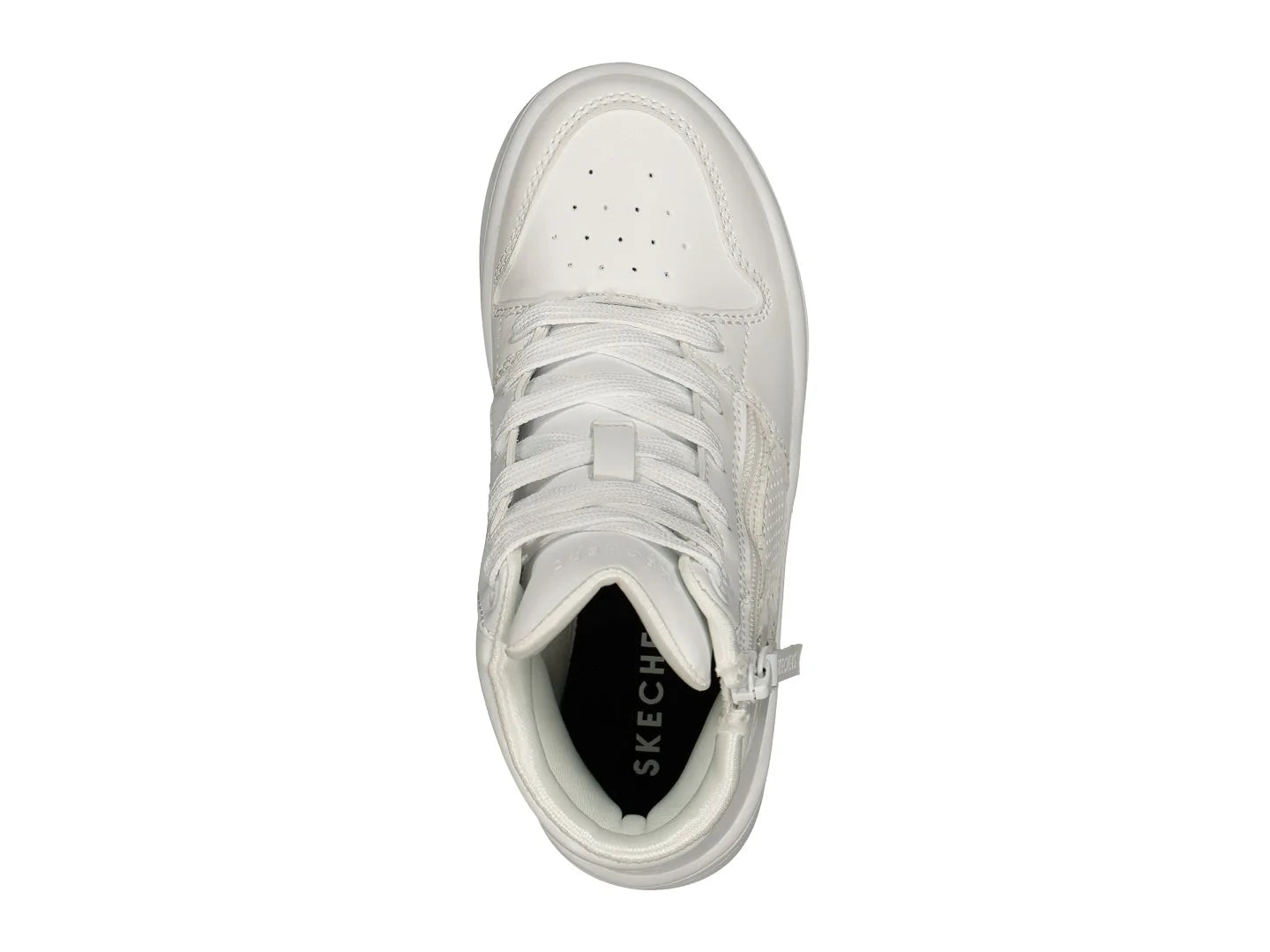 Tenis Skechers Court High Blanco para Niña