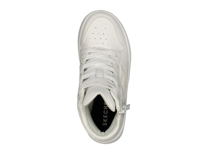 Tenis Skechers Court High Blanco para Niña