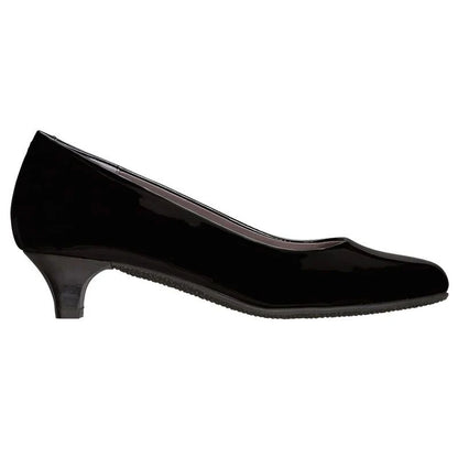 Women's Elaine Kitten Heel in Black Patent