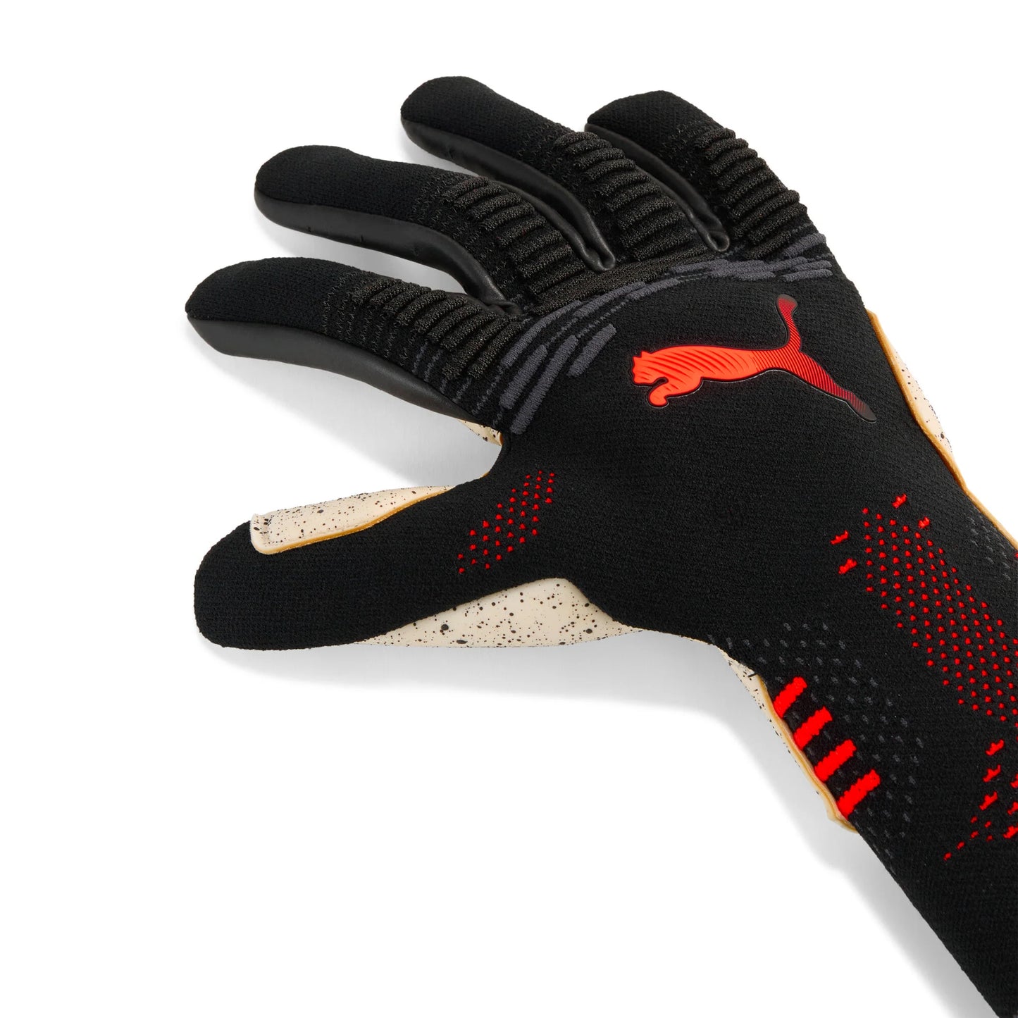 PUMA Future Ultimate NC Goalkeeper Soccer Gloves Black Red