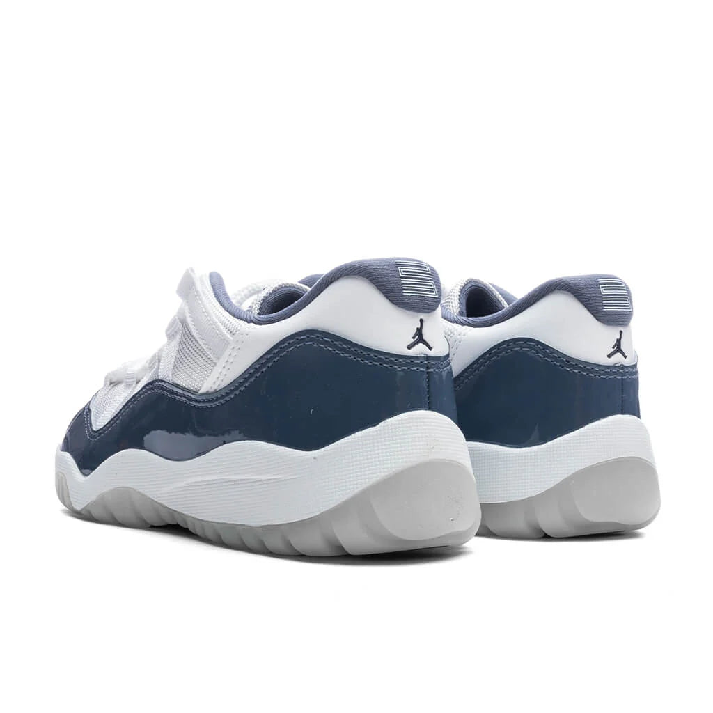 Air Jordan 11 Retro Low GS White Midnight Navy Diffused Blue
