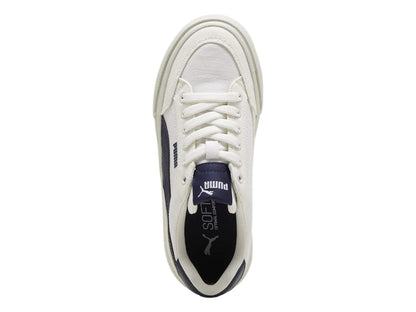 Tenis PUMA Court Classic Vulc Blanco y Azul para Niño