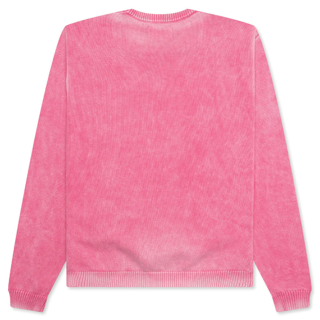 Faded Cotton Crew Pink