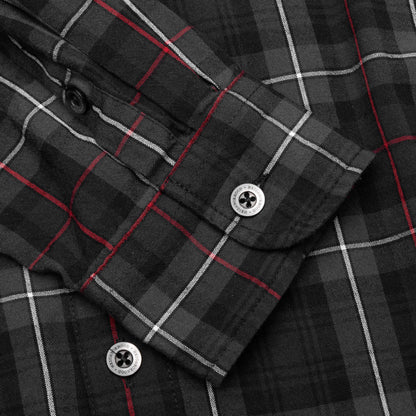 Tartan Check L S Shirt Black
