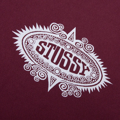 Mantra Zip Hoodie Burgundy