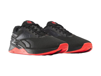 Tenis Reebok Nano X3 Negro con Rojo para Hombre