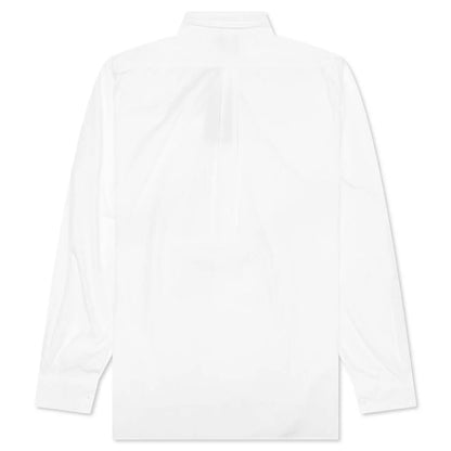 Double Round Collar Shirt Off White
