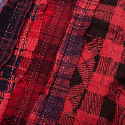 Over Dyed Ribbon Shirt Red
