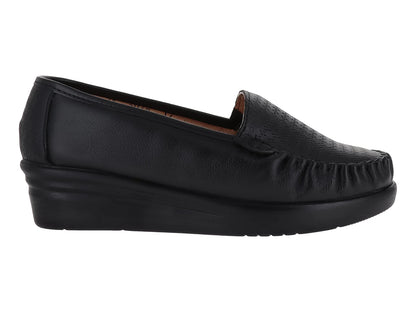 Zapatos Planos Mas Descanso Negro para Mujer
