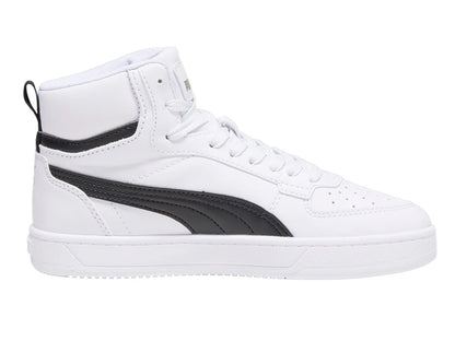 Tenis PUMA Caven 20 Mid Blanco y Negro para Niño