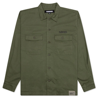 BDU Shirt L S Olive Drab