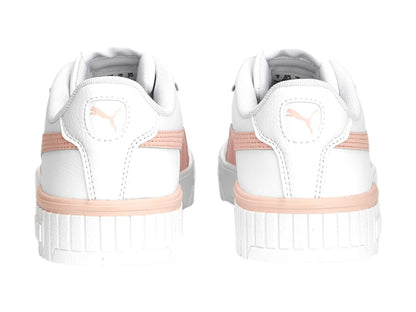 Tenis PUMA Carina 20 Blanco y Rosa para Niña