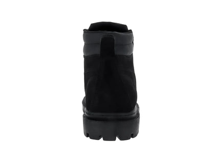 Botas Alterno de Piel Nubuck Negro para Hombre