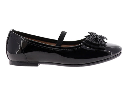 Zapatos Flats 4EVER Charol Negro para Niña