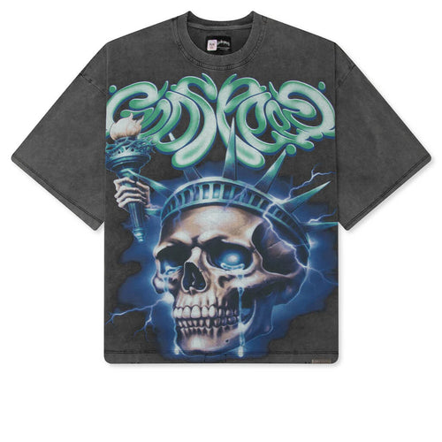 Liberty Tears T Shirt Grey Wash