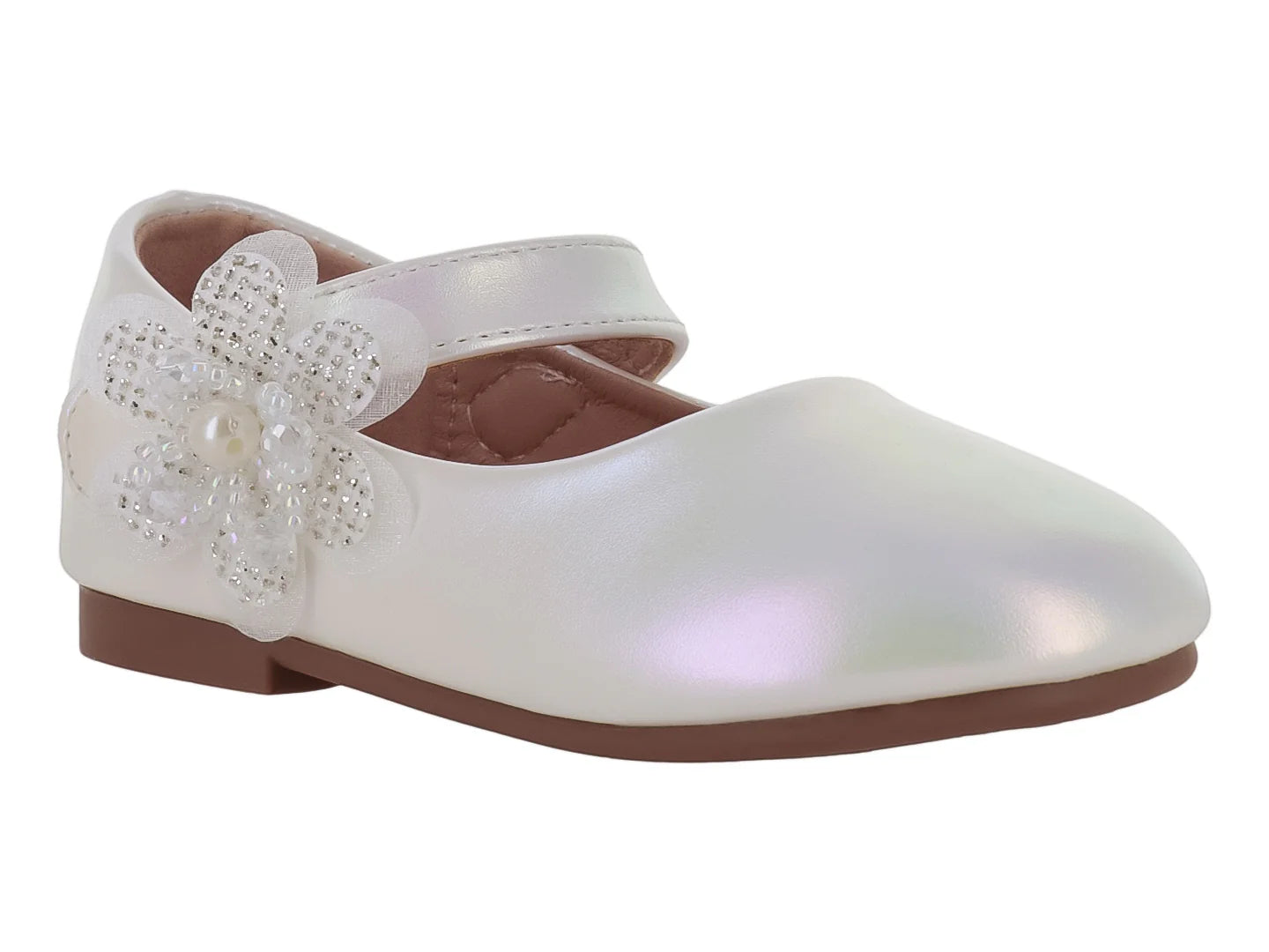 Zapatos Planos ROZE Blancos para Niña
