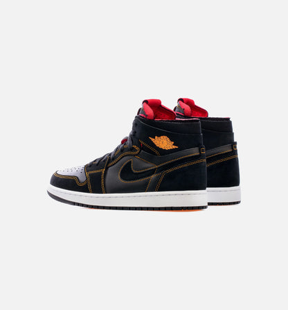 Air Jordan 1 Zoom CMFT Citrus Mens Lifestyle Shoe Black