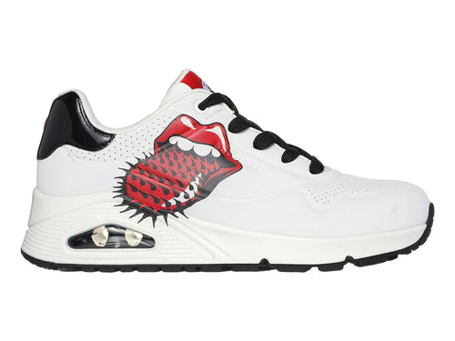 Tenis Skechers One X Rolling Stones Blanco para Mujer