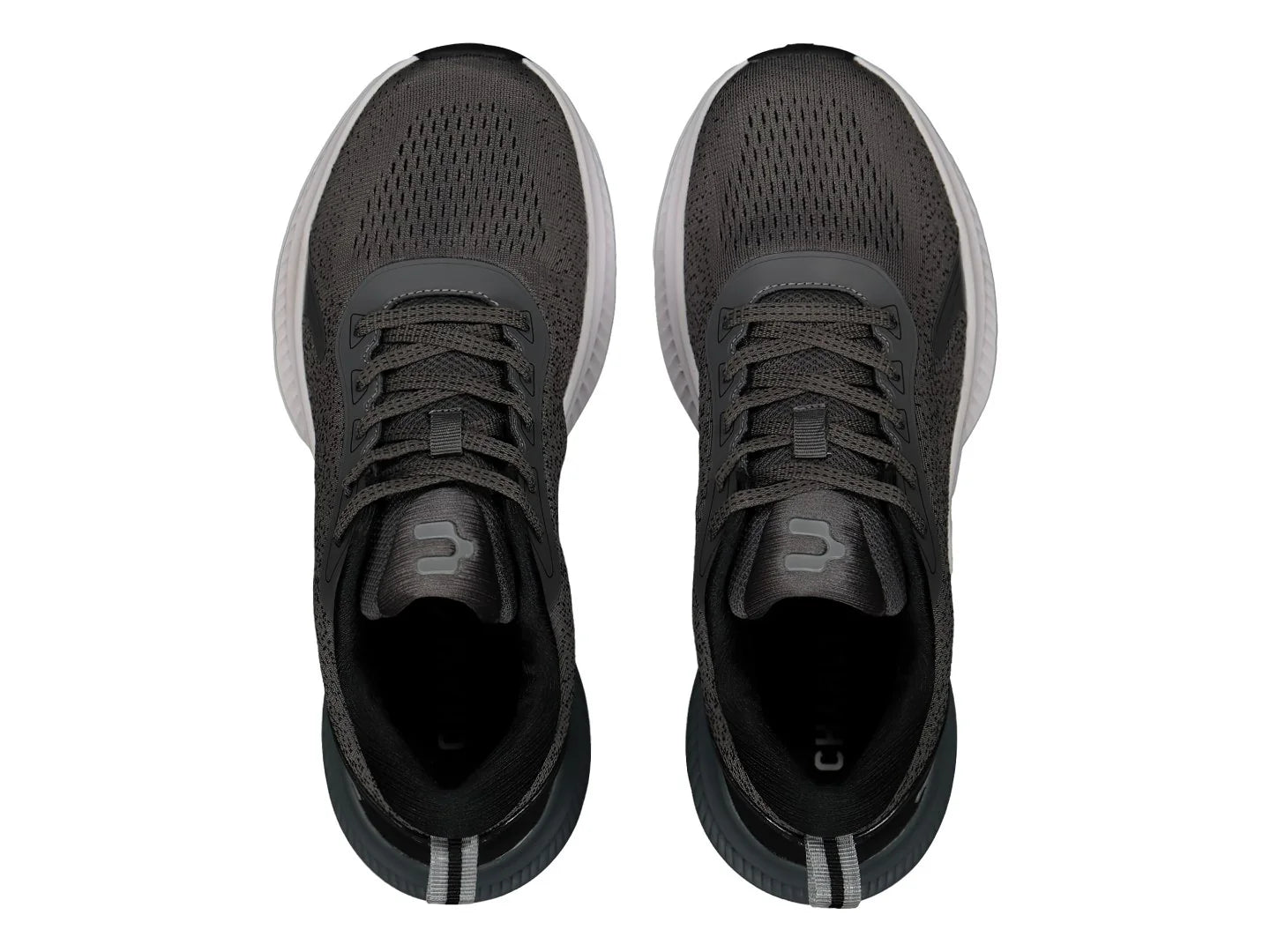 Tenis Charly Running Gris Oxford y Negro para Hombre