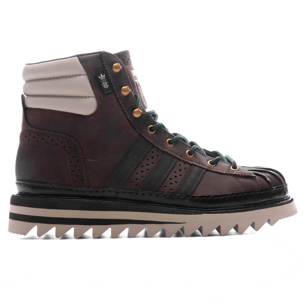 Adidas x CLOT Pro Model By Edison Chen Dark Brown Wonder Beige