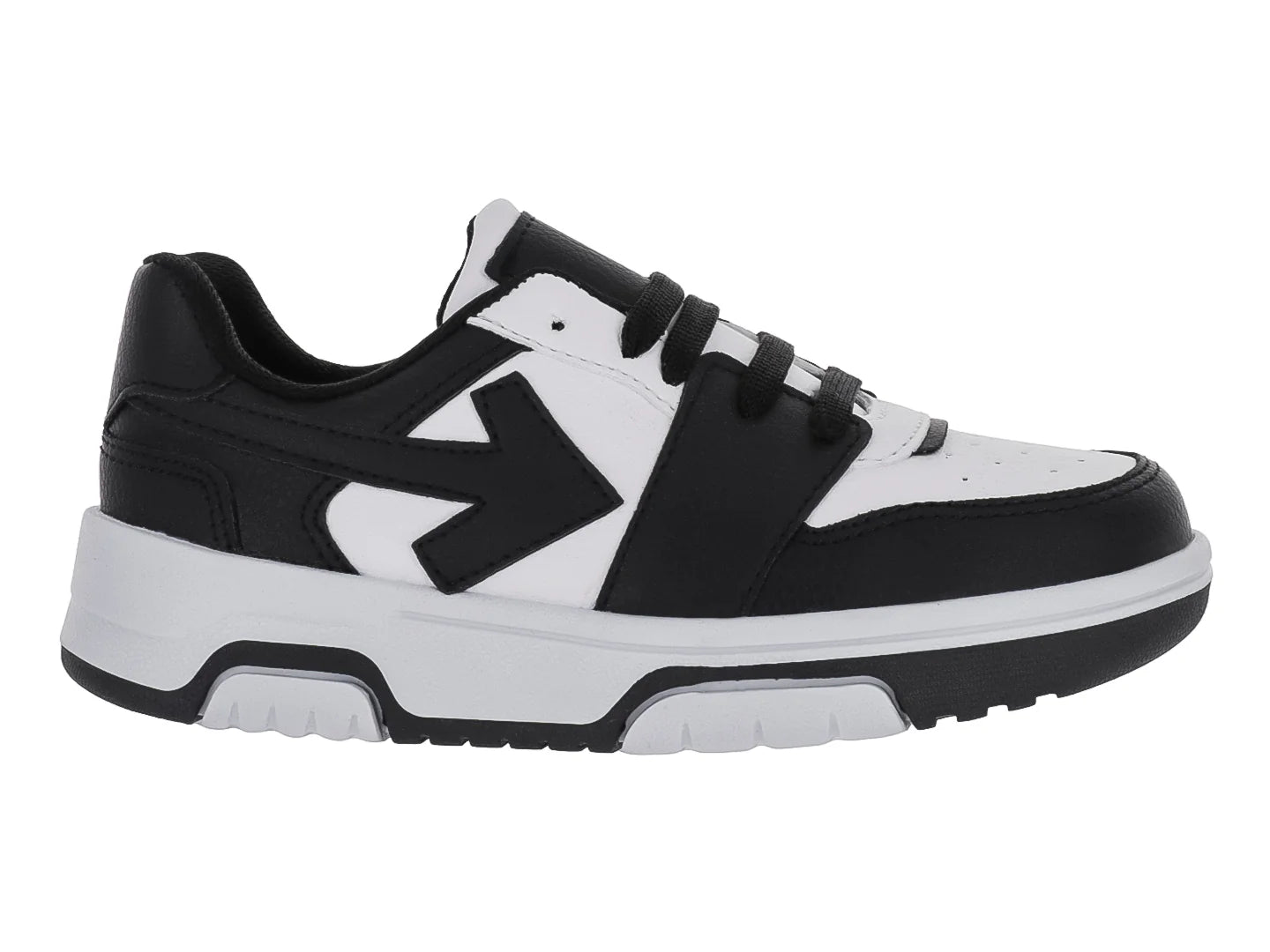 Tenis New Boys Negro y Blanco para Niño