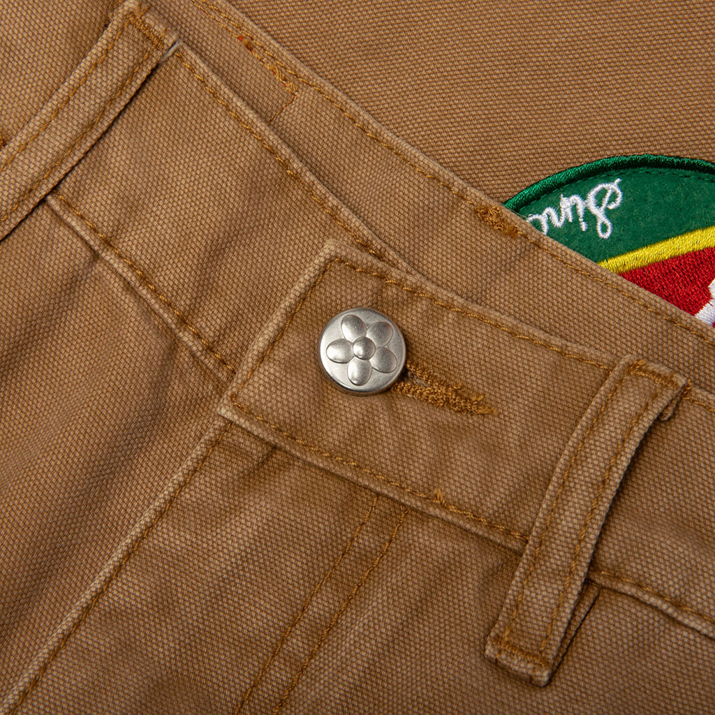 Fruit Patch Canvas Shorts Washed Tan