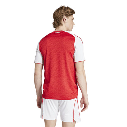 adidas Mens Arsenal Home Authentic Jersey 25 26 Scarlet White