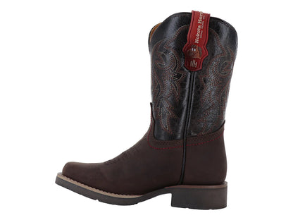 Botas Vaqueras Nokota Horse Color Chocolate para Niño