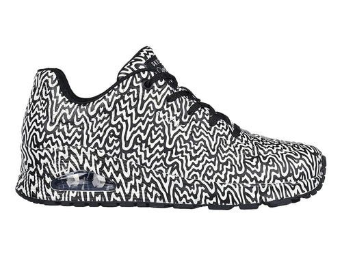 Tenis Skechers One Negro y Blanco para Mujer